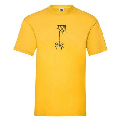 ΚΙΤΡΙΝΟ t-shirt FRUIT OF THE LOOM με στάμπα A283